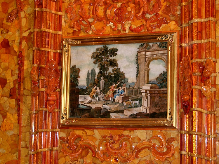 Янтарная комната в Екатерининском дворц