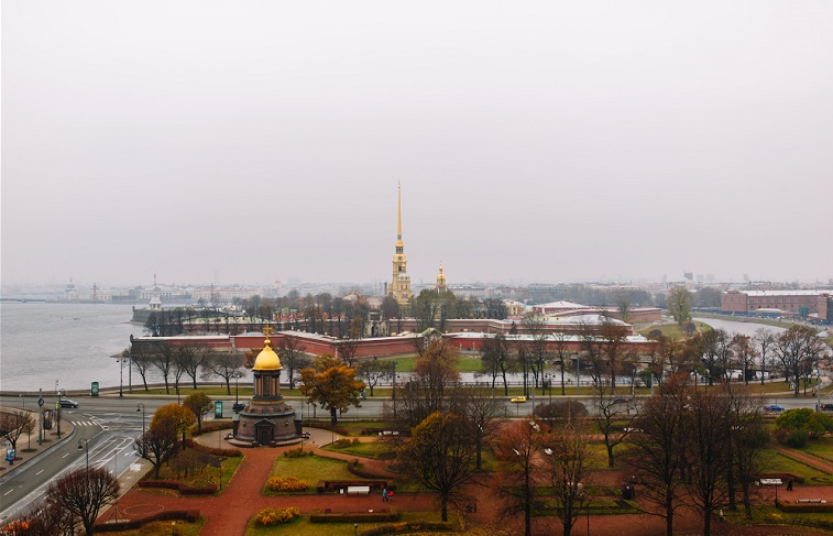 Троицкая площадь в Санкт-Петербурге