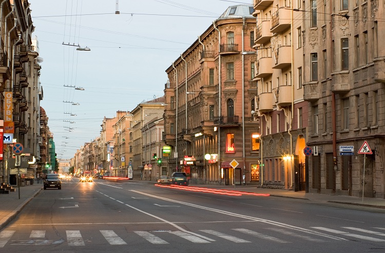 Улица Восстания в Санкт-Петербурге