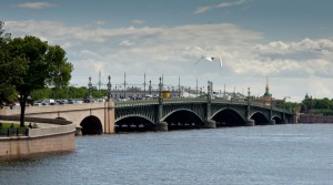 Троицкий мост в Санкт-Петебурге
